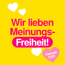 Wir lieben Meinungs-Freiheit